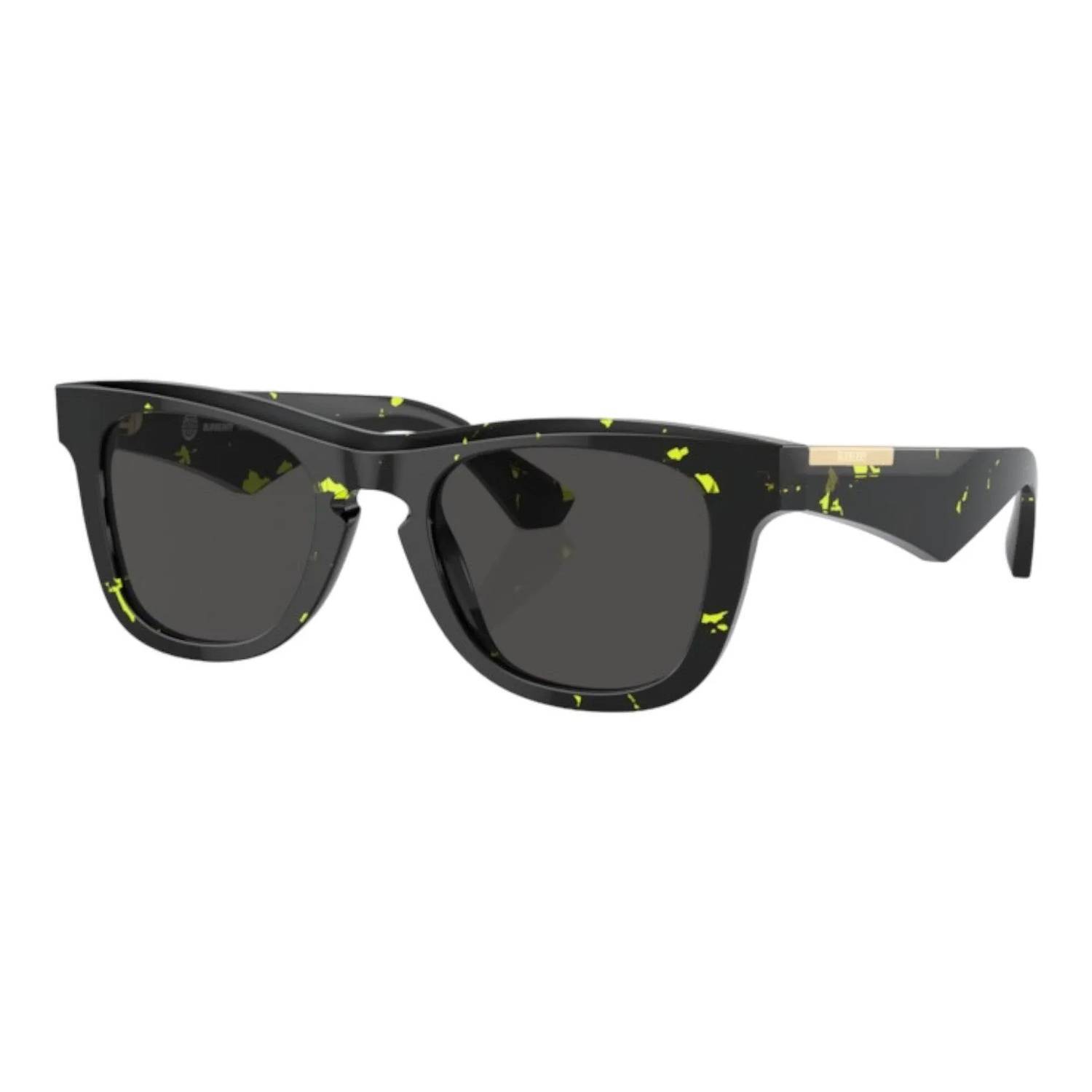 New Burberry Unisex Be4426 4124/87 Sunglasses In Green Havana / Dark Grey